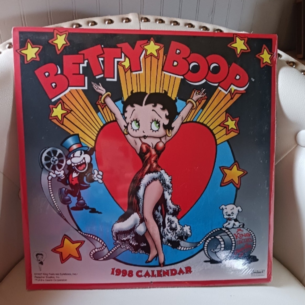 1998 Betty Boop Calender NWOT